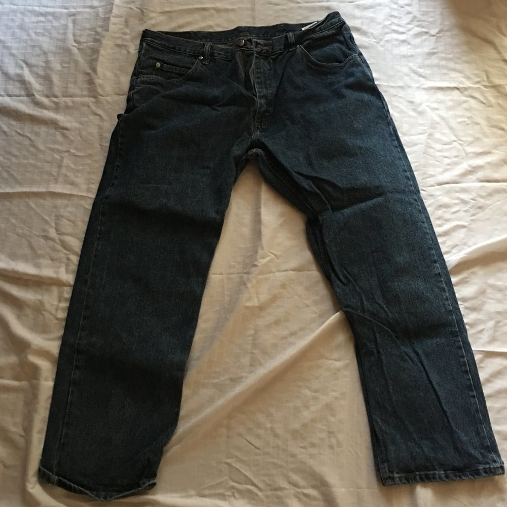 Two (2) Wrangler Hero Relaxed Fit Jeans. Worn once